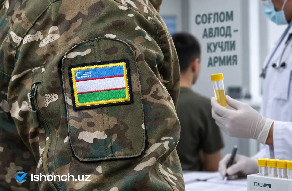 Ҳарбий хизматга чақирилаётганлар энди гиёҳвандлик воситалари бўйича мажбурий текширилади